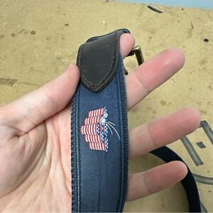 Cold Glory American Flag Preppy Beer Pong Khaki Navy Mens 38 Club Belt